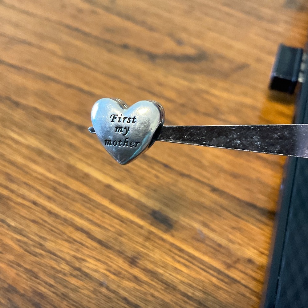 Pandora Heart Charm with Engraving